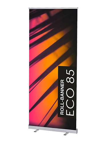 Rollup med tryck - Eco Silver 85 cm Rollup med tryck - Eco Silver 85 cm